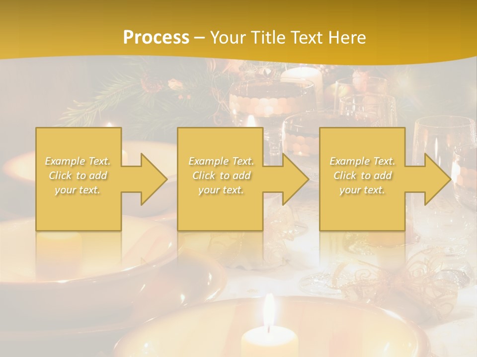 Christmas Dinner Table PowerPoint Template
