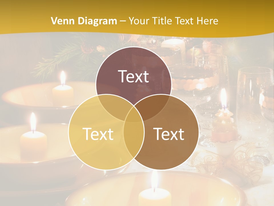 Christmas Dinner Table PowerPoint Template