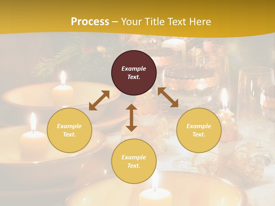 Christmas Dinner Table PowerPoint Template