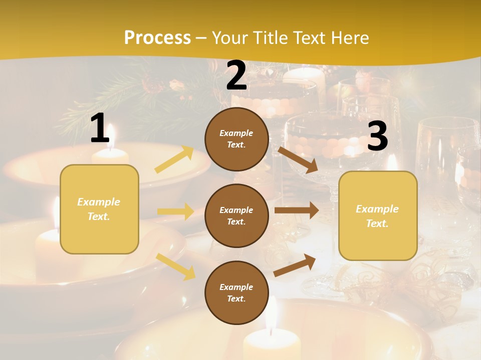 Christmas Dinner Table PowerPoint Template