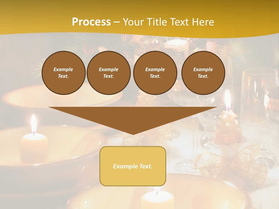 Christmas Dinner Table PowerPoint Template