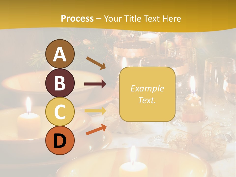 Christmas Dinner Table PowerPoint Template