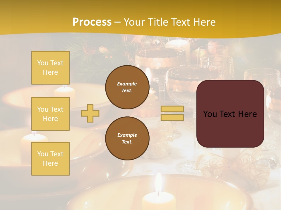Christmas Dinner Table PowerPoint Template