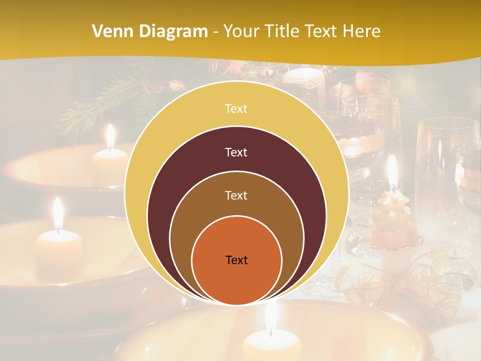Christmas Dinner Table PowerPoint Template