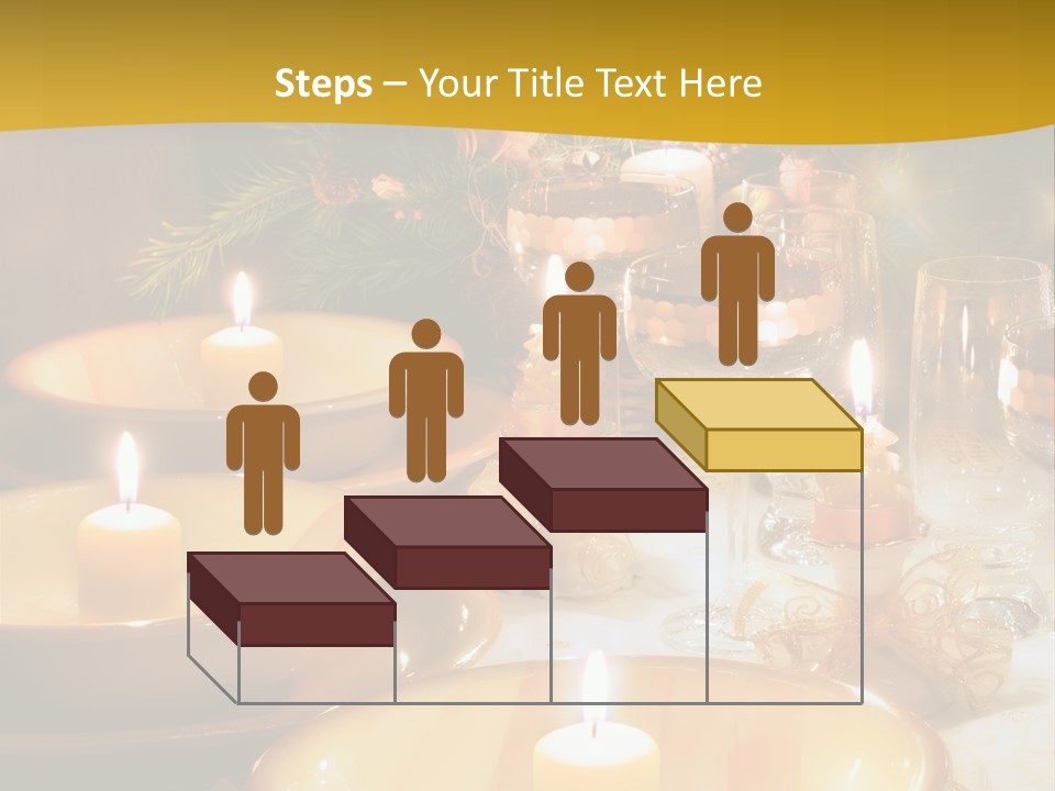 Christmas Dinner Table PowerPoint Template