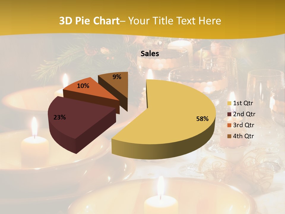 Christmas Dinner Table PowerPoint Template