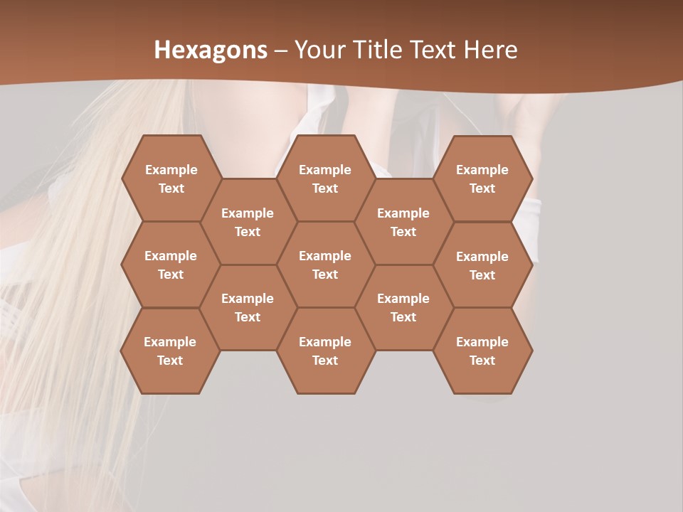 Female Party Metal PowerPoint Template