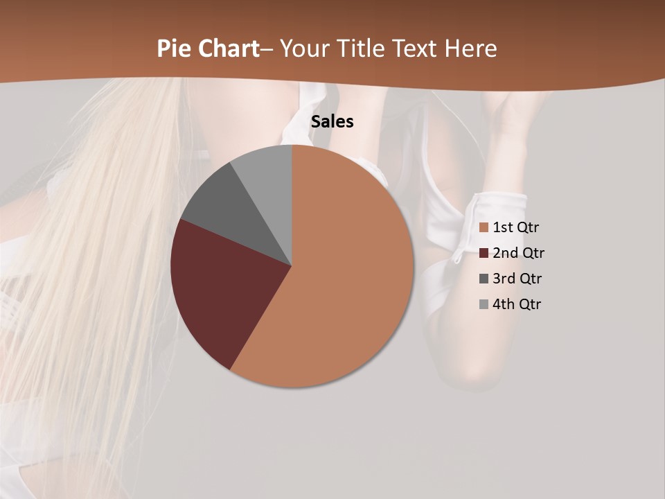 Female Party Metal PowerPoint Template