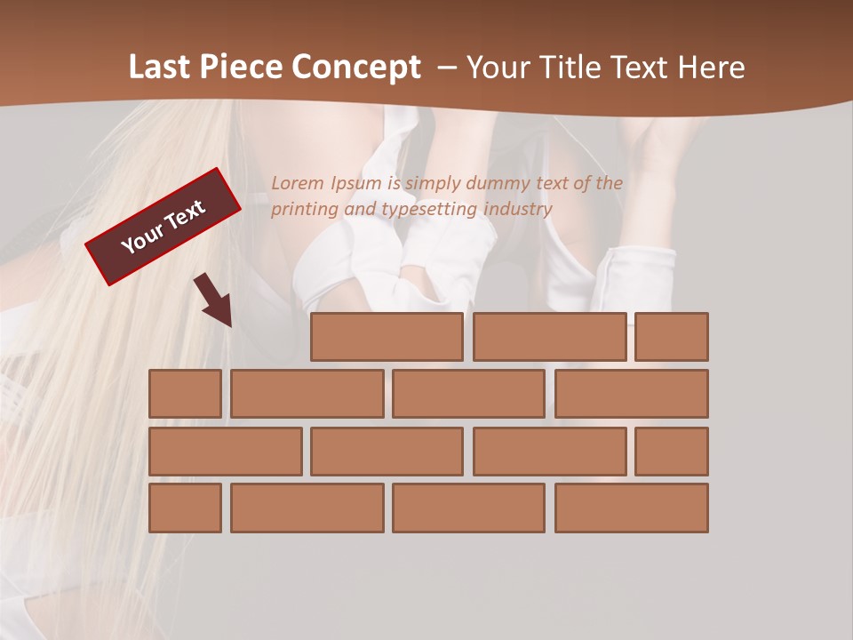 Female Party Metal PowerPoint Template