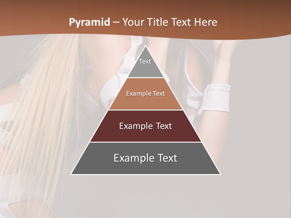 Female Party Metal PowerPoint Template