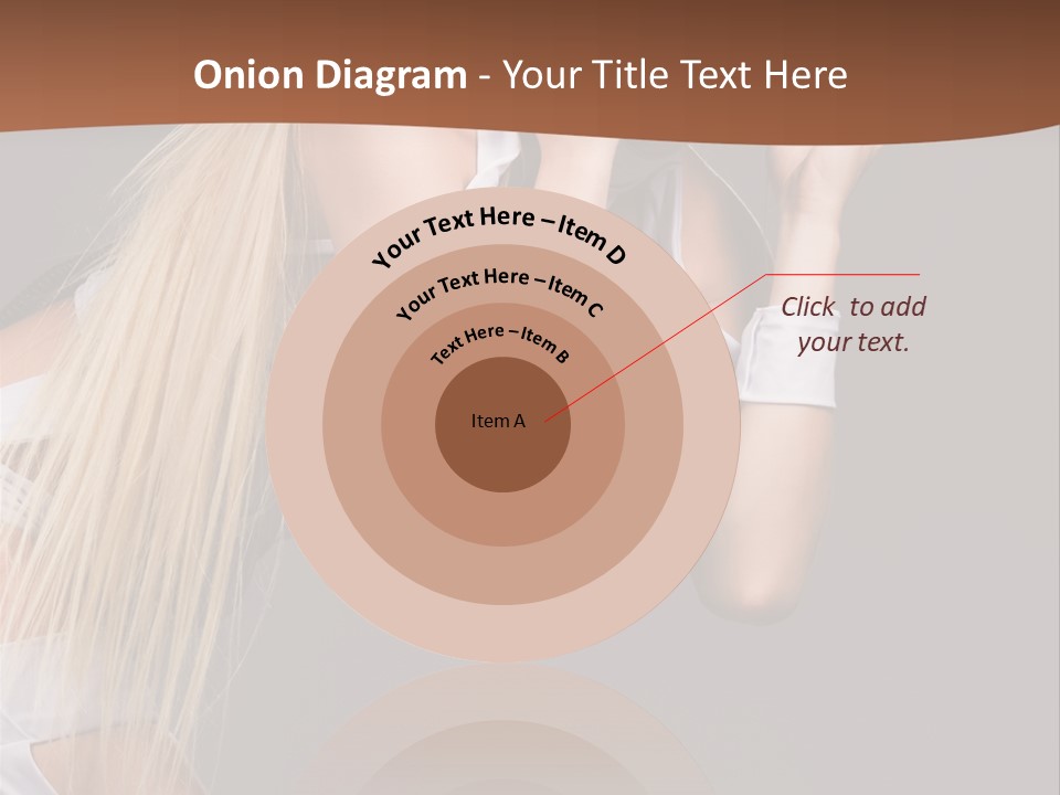 Female Party Metal PowerPoint Template