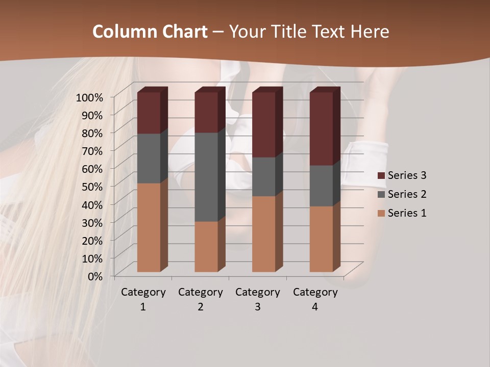 Female Party Metal PowerPoint Template