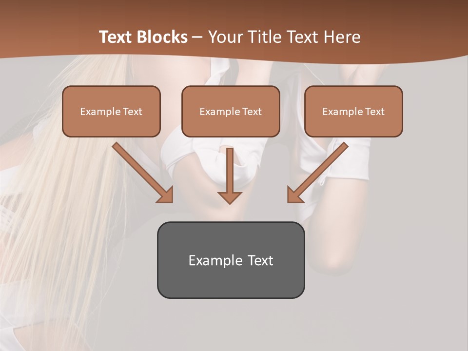Female Party Metal PowerPoint Template