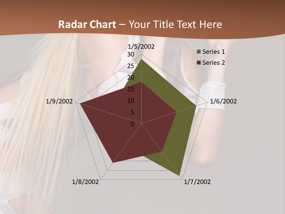 Female Party Metal PowerPoint Template