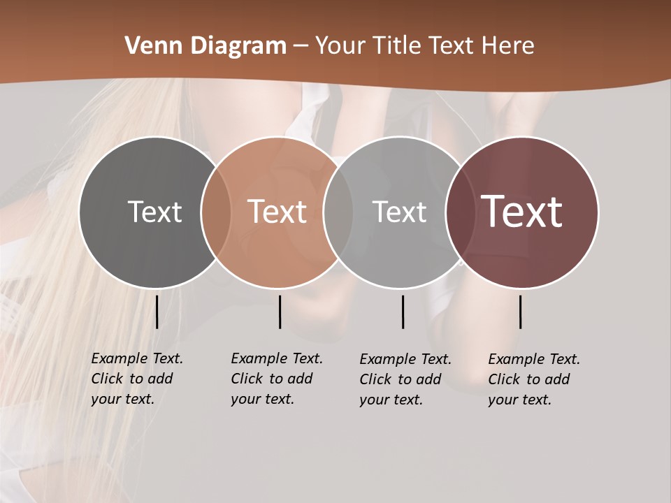 Female Party Metal PowerPoint Template