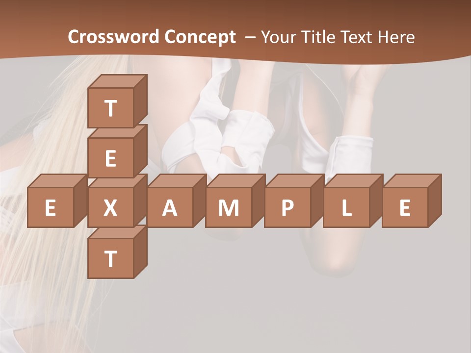 Female Party Metal PowerPoint Template