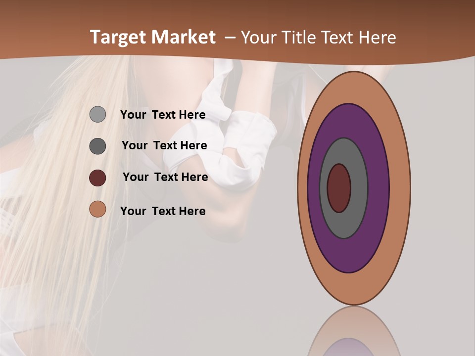 Female Party Metal PowerPoint Template