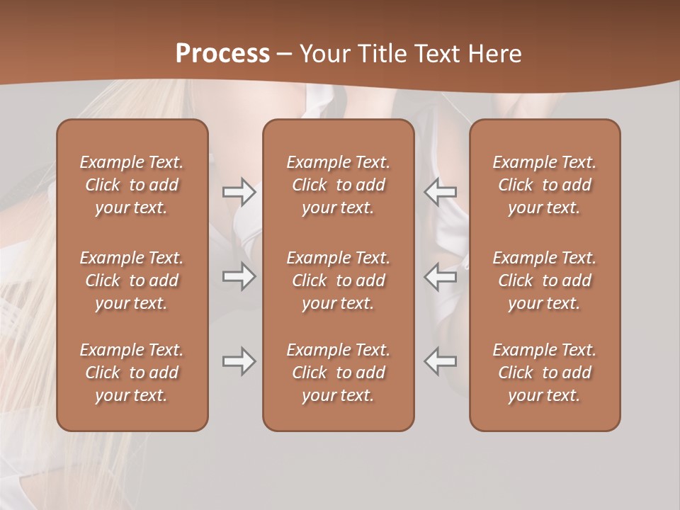 Female Party Metal PowerPoint Template
