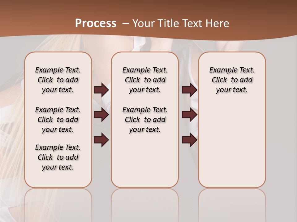 Female Party Metal PowerPoint Template