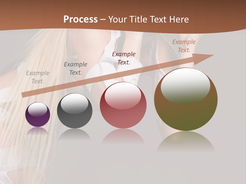 Female Party Metal PowerPoint Template