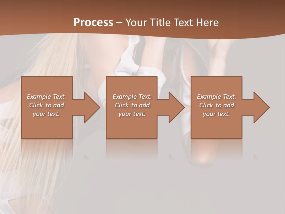 Female Party Metal PowerPoint Template