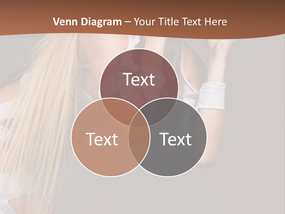 Female Party Metal PowerPoint Template