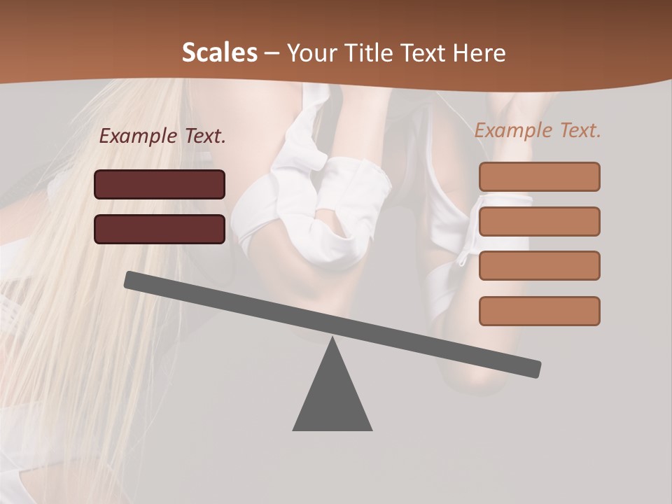 Female Party Metal PowerPoint Template
