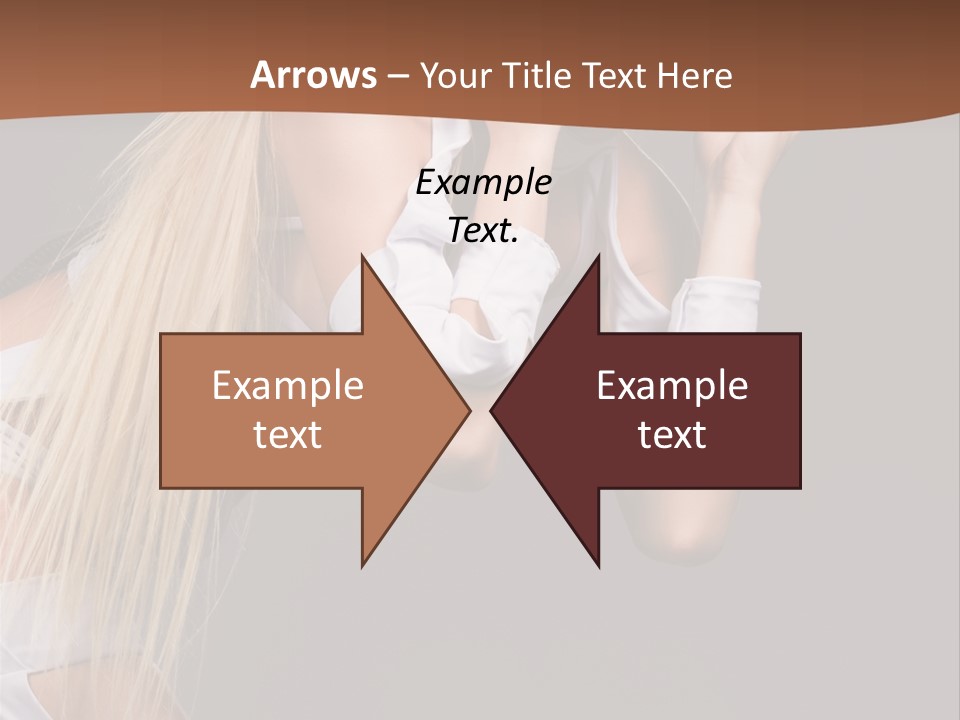 Female Party Metal PowerPoint Template