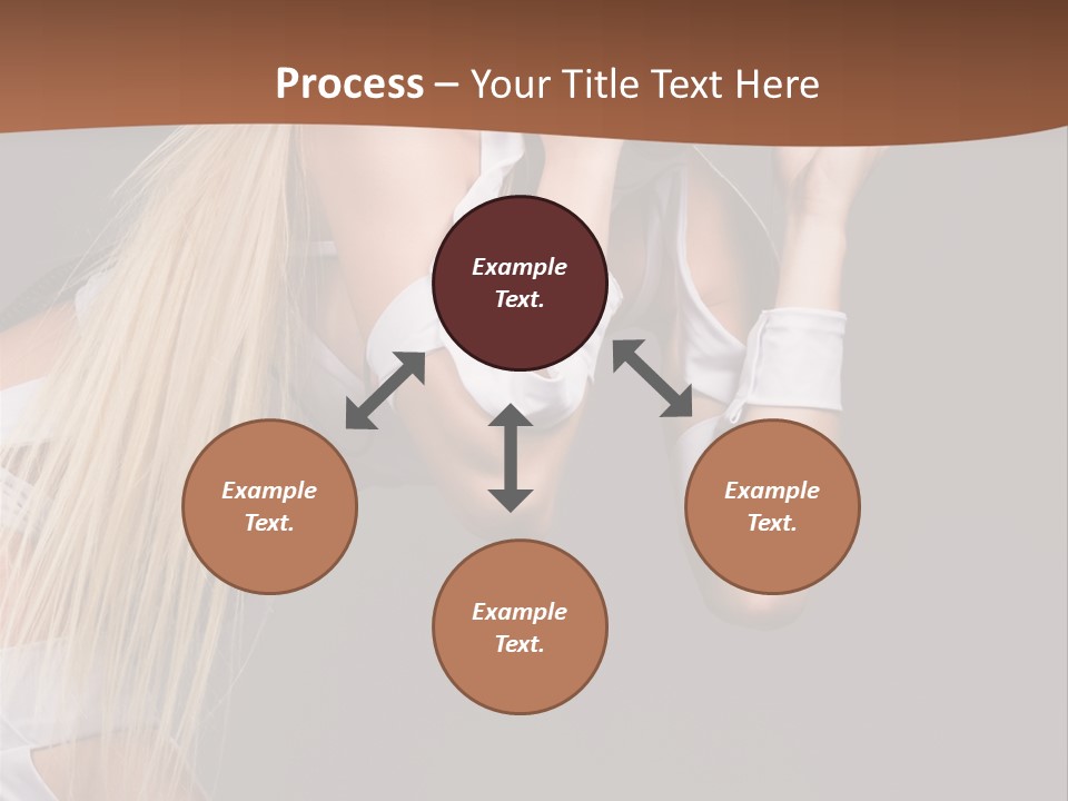 Female Party Metal PowerPoint Template