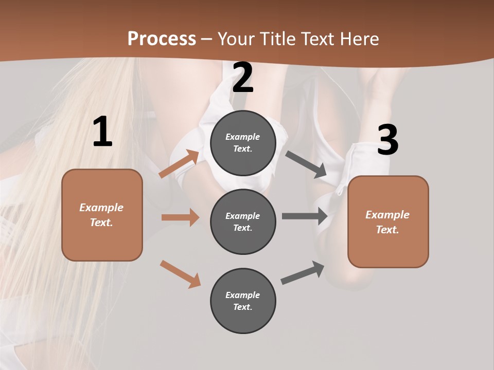 Female Party Metal PowerPoint Template