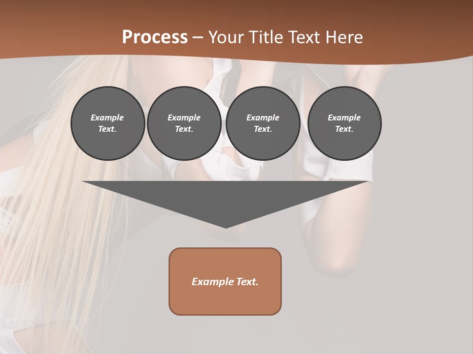 Female Party Metal PowerPoint Template