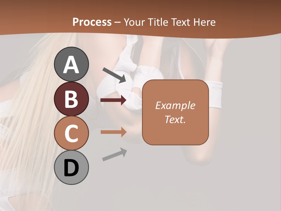 Female Party Metal PowerPoint Template