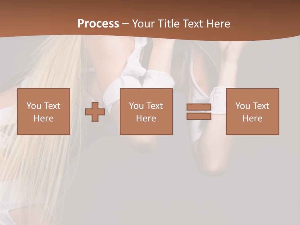 Female Party Metal PowerPoint Template