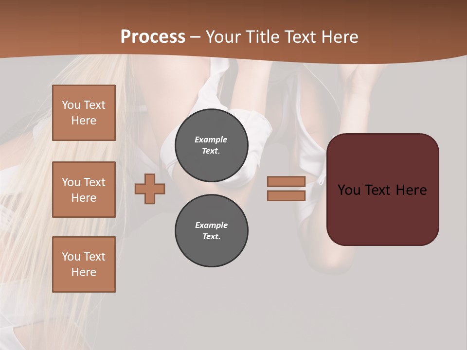 Female Party Metal PowerPoint Template