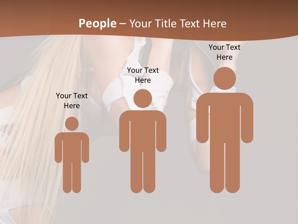 Female Party Metal PowerPoint Template