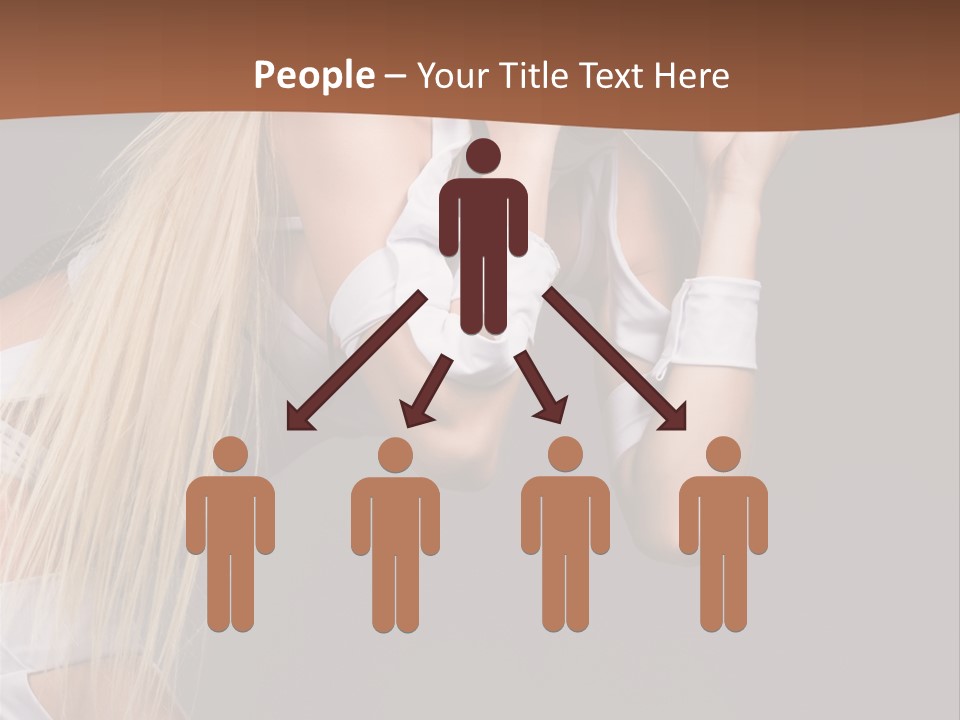 Female Party Metal PowerPoint Template