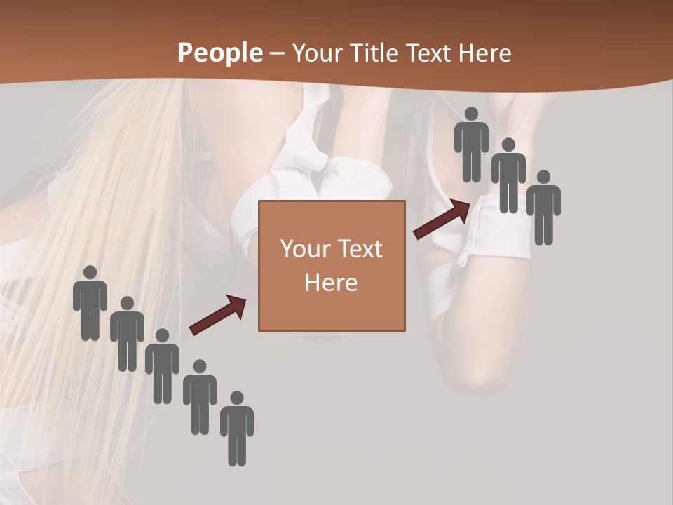 Female Party Metal PowerPoint Template