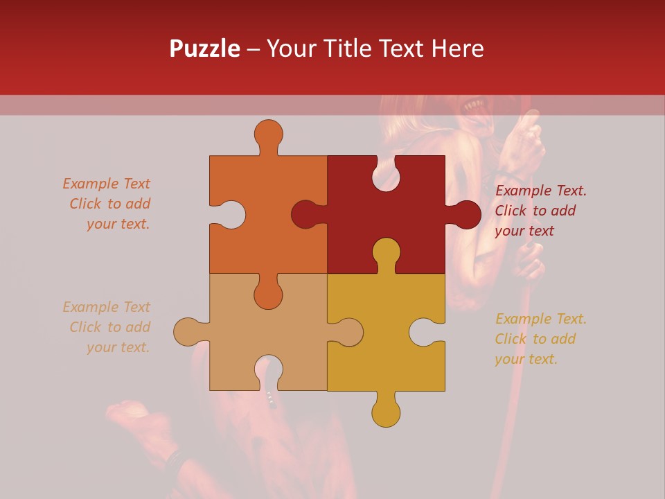 Beautiful Devil PowerPoint Template