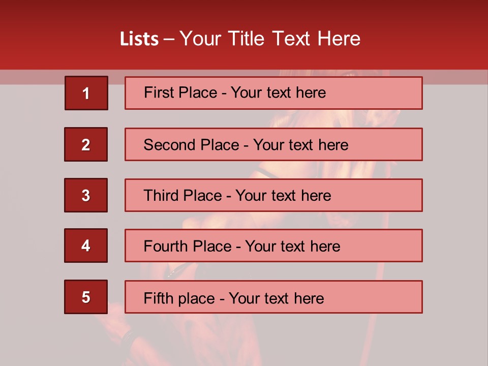 Beautiful Devil PowerPoint Template