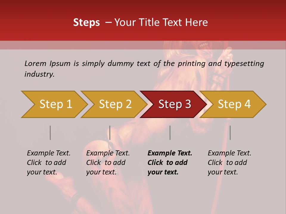 Beautiful Devil PowerPoint Template