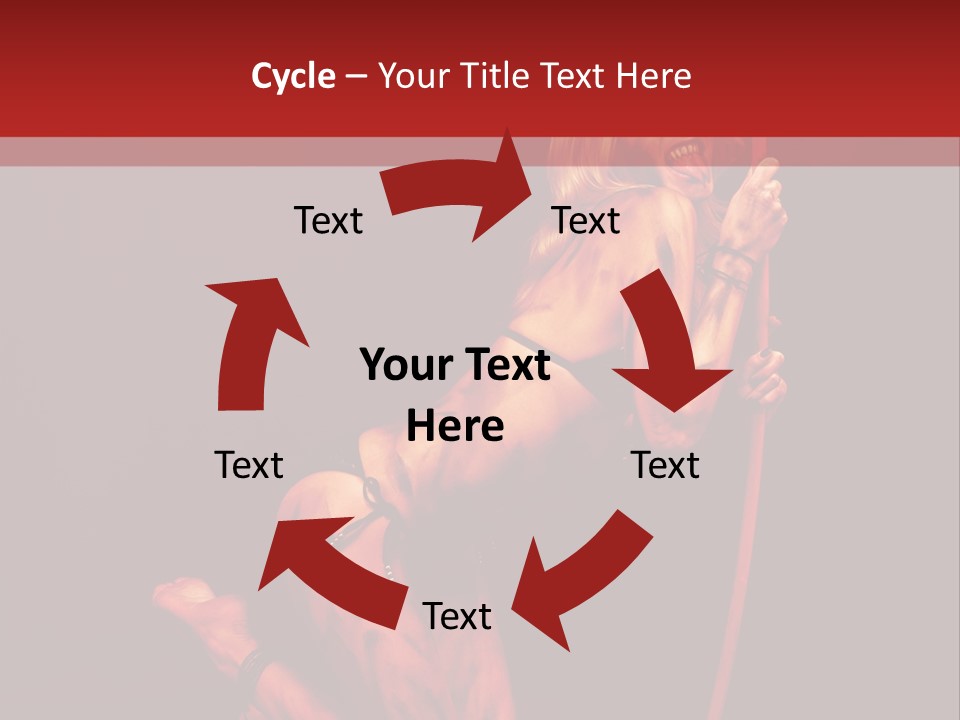 Beautiful Devil PowerPoint Template