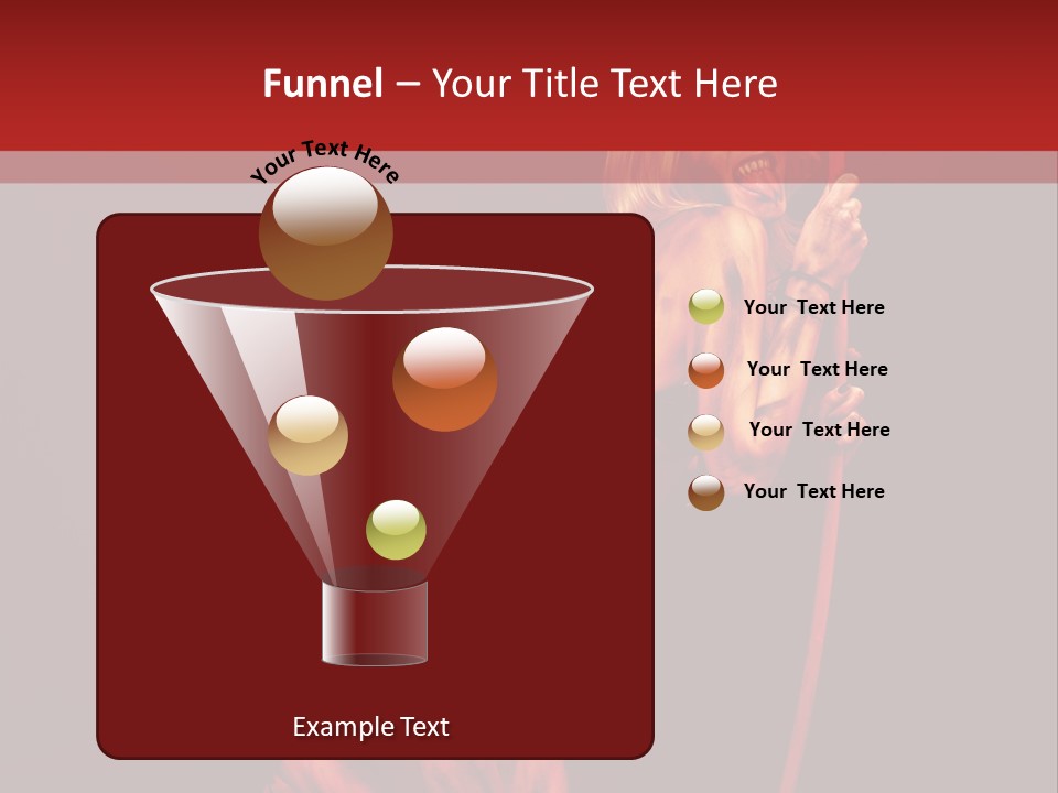 Beautiful Devil PowerPoint Template