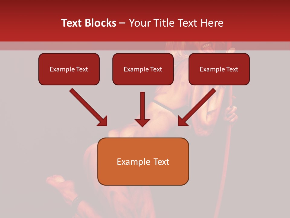 Beautiful Devil PowerPoint Template