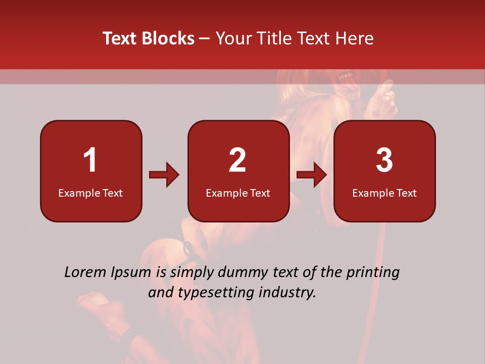 Beautiful Devil PowerPoint Template