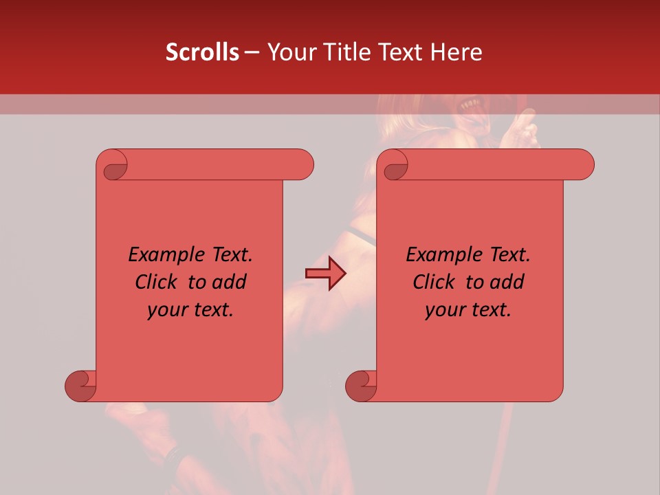 Beautiful Devil PowerPoint Template