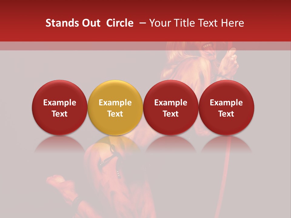 Beautiful Devil PowerPoint Template