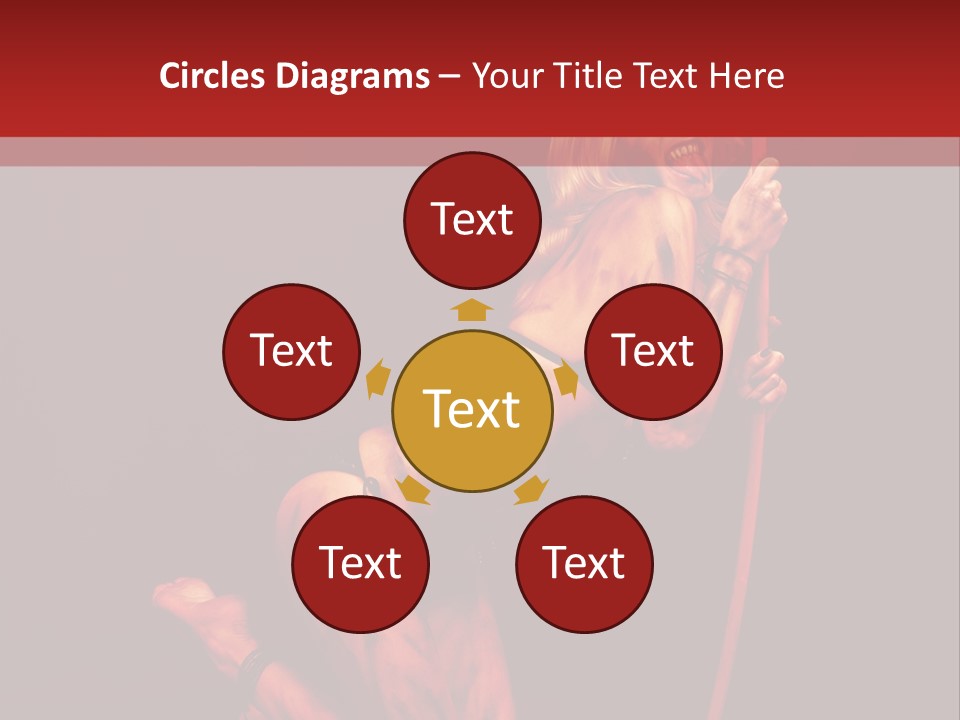 Beautiful Devil PowerPoint Template