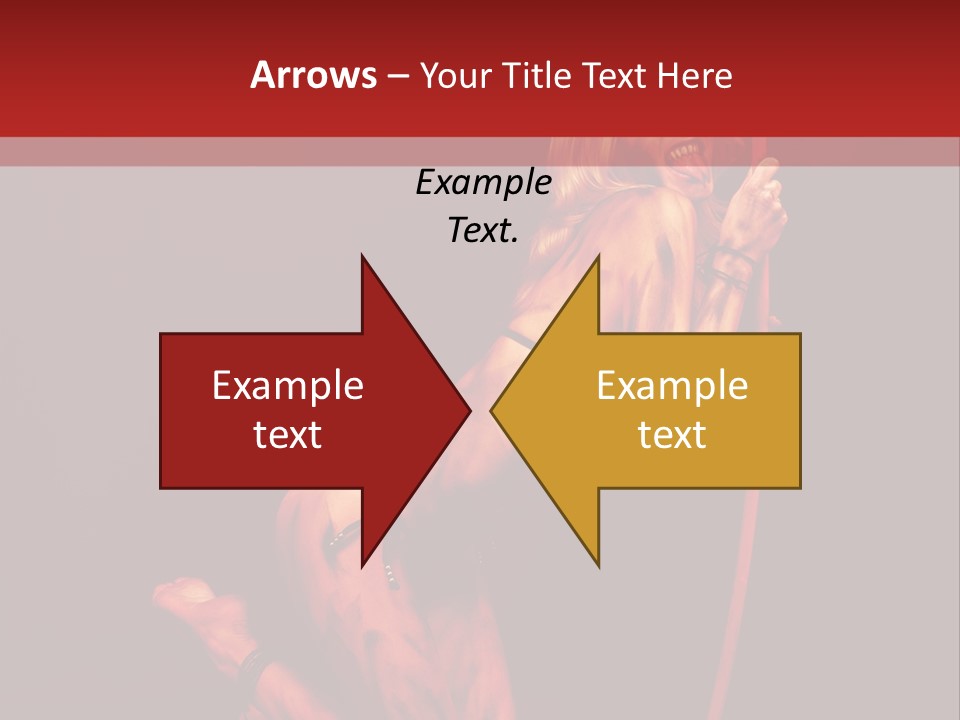 Beautiful Devil PowerPoint Template