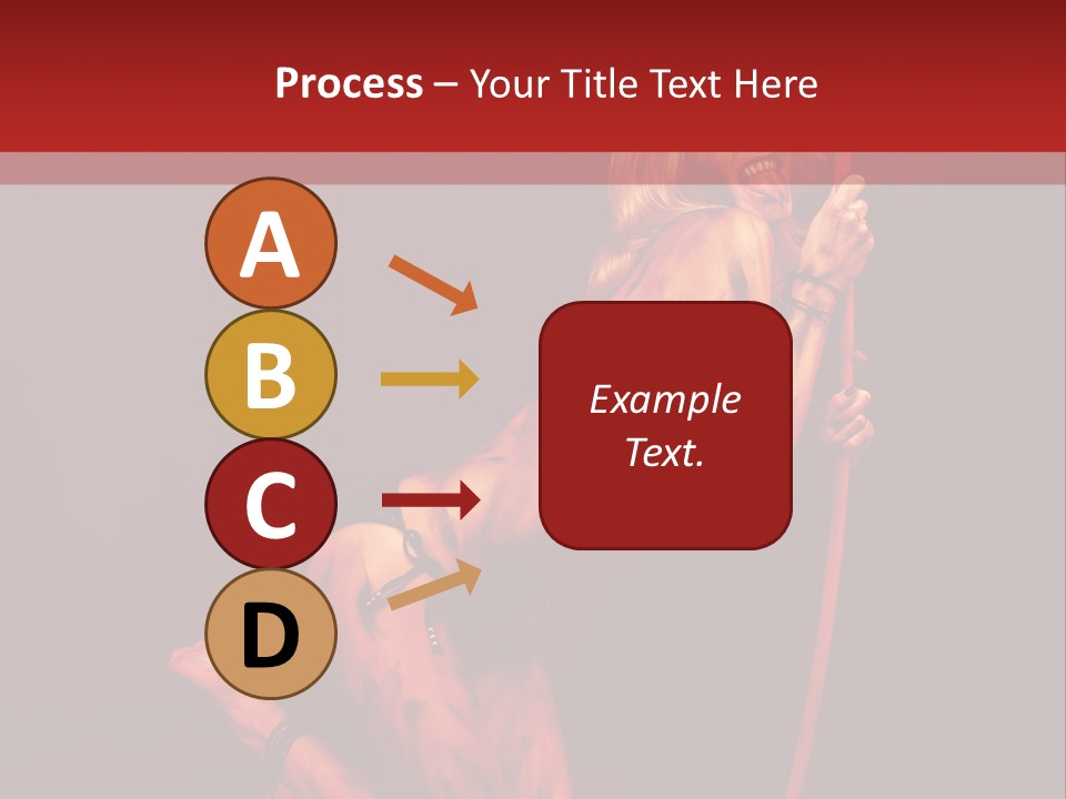 Beautiful Devil PowerPoint Template