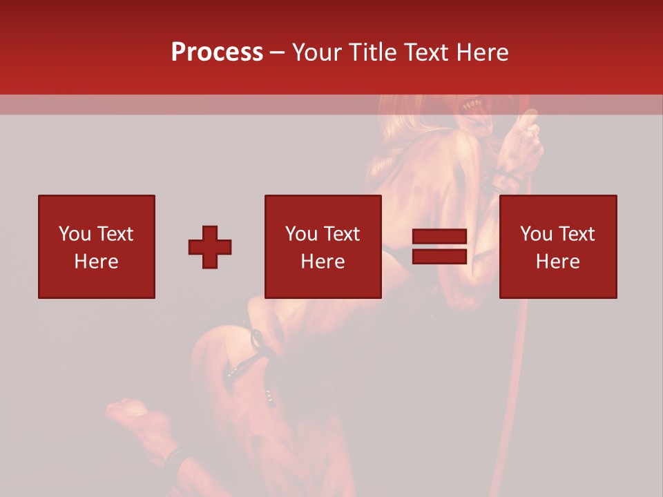 Beautiful Devil PowerPoint Template